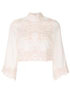 Alice Mccall 'love Take Over' Crop Top - Neutrals
