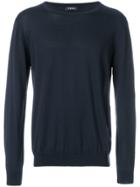 Z Zegna Loose Fit Sweater - Blue