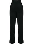 Dolce & Gabbana Pre-owned High-waisted Cropped Trousers - Black