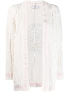 Mr & Mrs Italy Chunky Knit Cardigan - White