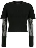 Andrea Bogosian Long Sleeves Knitted Blouse - Black