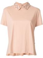 Red Valentino Embellished Collar Blouse - Pink