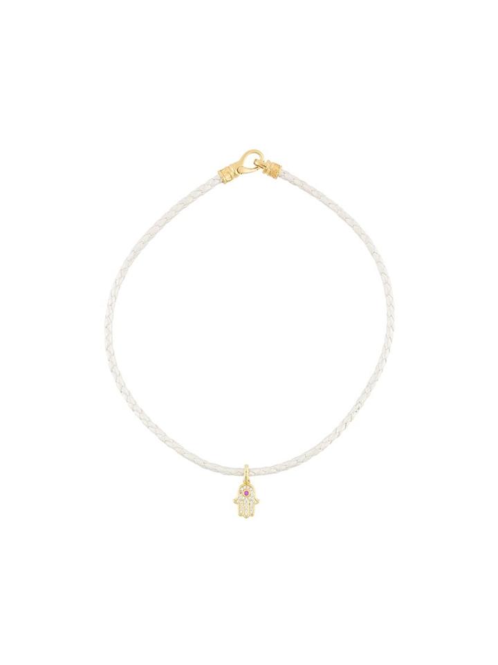 Nialaya Jewelry Hamsa Hand Choker Necklace