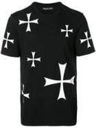 Neil Barrett Jersey Knit Printed T-shirt - Black