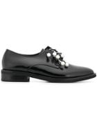 Coliac Pearl Rings Loafers - Black