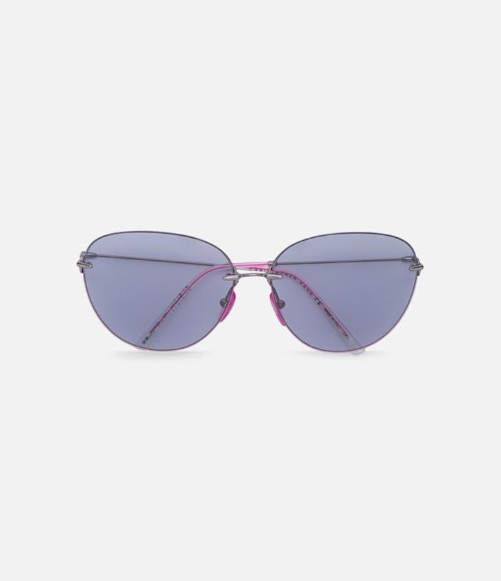 Christopher Kane Oval Frame Sunglasses