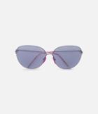 Christopher Kane Oval Frame Sunglasses