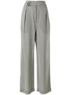Christian Wijnants Gingham Check Trousers - White