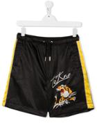 Diesel Kids Teen Pdoo Satin Shorts - Black