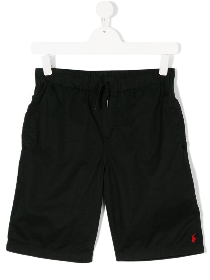 Ralph Lauren Kids Drawstring Shorts - Black