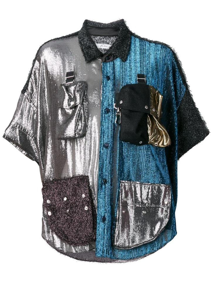 Julien David Studded Shirt - Silver