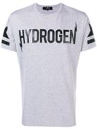 Hydrogen Logo Printed T-shirt - Grey