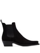 Calvin Klein 205w39nyc Black Suede Costa Western Boots