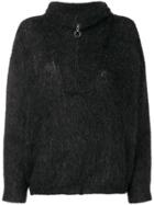 Isabel Marant Étoile Zipped Knit Jumper - Black