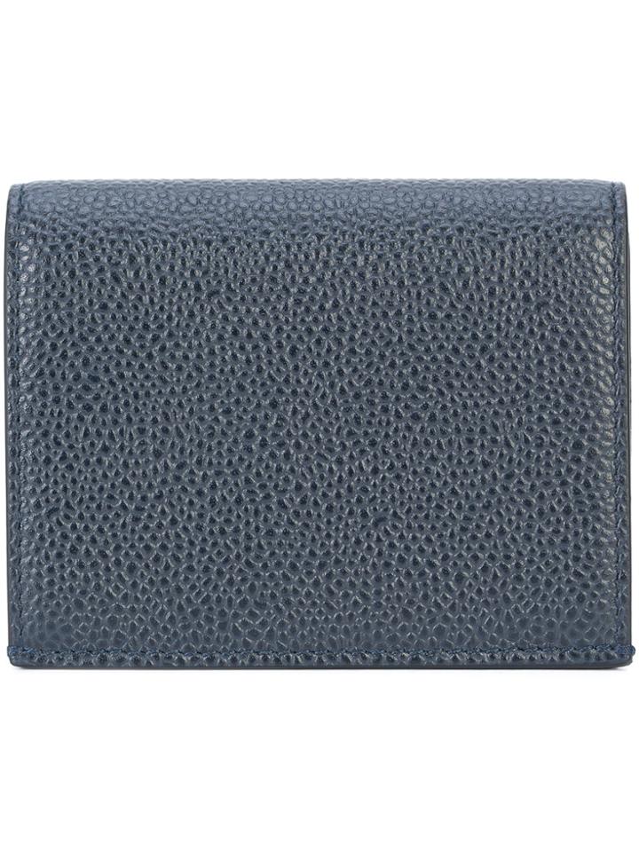 Thom Browne Double Card Holder - Blue