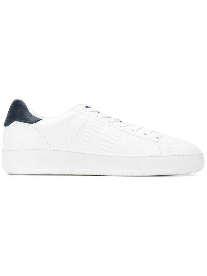 Hogan Rebel Contrast Patch Trainers - White