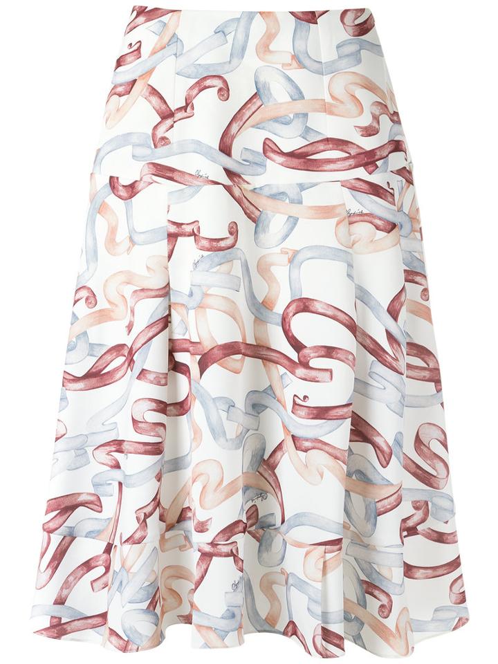 Olympiah - Printed Midi Skirt - Women - Polyester - 42, Polyester