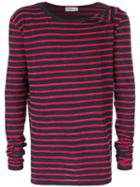 Faith Connexion Sailors Stripe T-shirt - Blue/coral