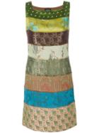 Jean Paul Gaultier Pre-owned Striped Printed Dress - Green