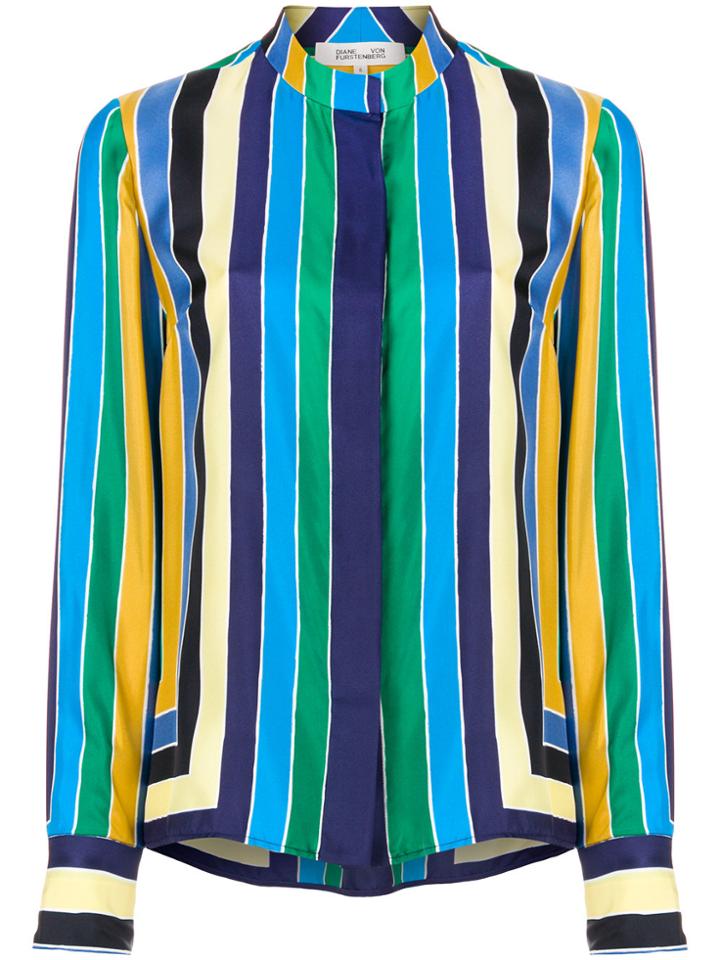 Dvf Diane Von Furstenberg Striped Shirt - Multicolour