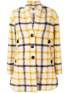 Isabel Marant Étoile Checked Cocoon Coat - Yellow