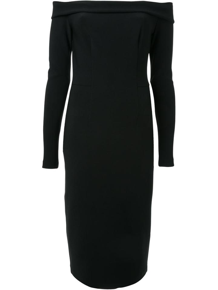 Dion Lee Off-shoulder Longsleeved Dress - Black