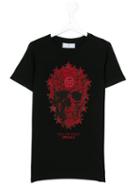 Philipp Plein Kids - Skull Print T-shirt - Kids - Cotton - 14 Yrs, Black