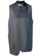 Facetasm - Pullover Vest - Men - Cupro/wool - 3, Grey, Cupro/wool