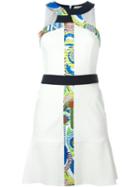 Peter Pilotto Clio Dress, Women's, Size: 6, White, Viscose/acetate/spandex/elastane/polyester