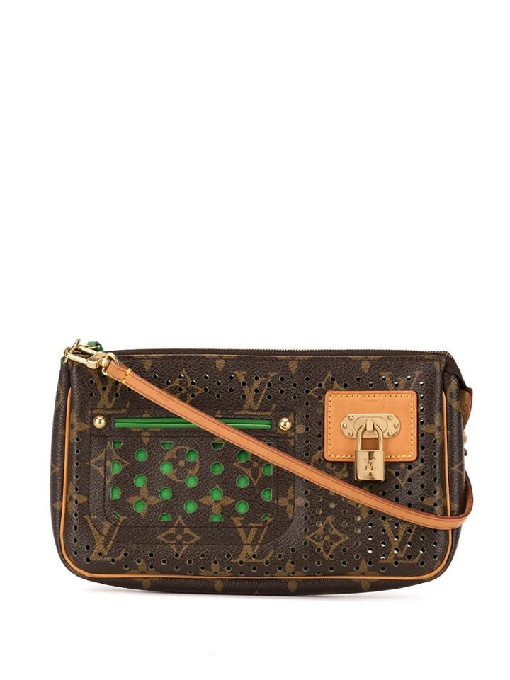 Louis Vuitton Pre-owned Pochette Cut-out Shoulder Bag - Brown