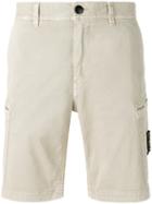Stone Island Cargo Shorts, Men's, Size: 30, Brown, Cotton/spandex/elastane