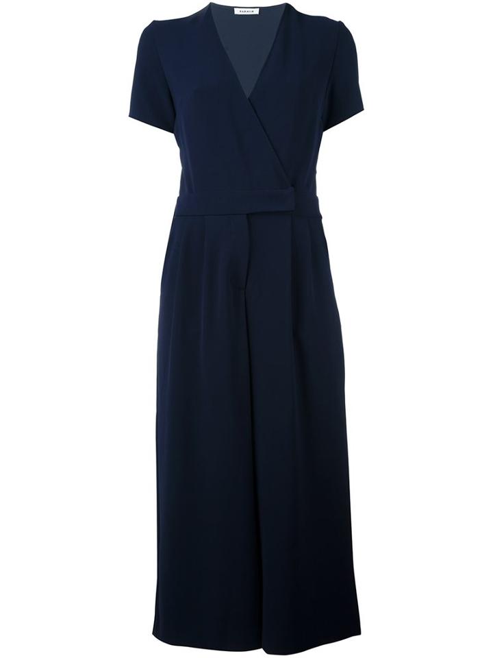 P.a.r.o.s.h. Long Wrapped Front Dress
