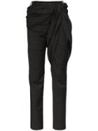 Y / Project High Waist Asymmetrical Trousers - Grey