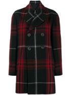 Vivienne Westwood Anglomania Checked Short Coat - Black