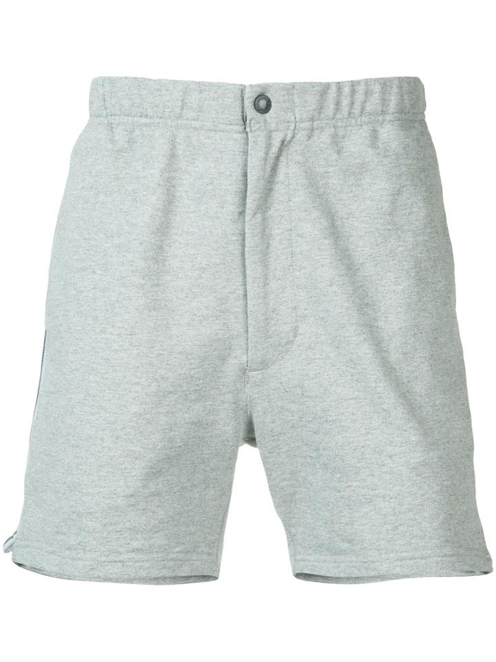 Engineered Garments Deck Shorts, Men's, Size: Large, Grey, Cotton/polyester/nylon