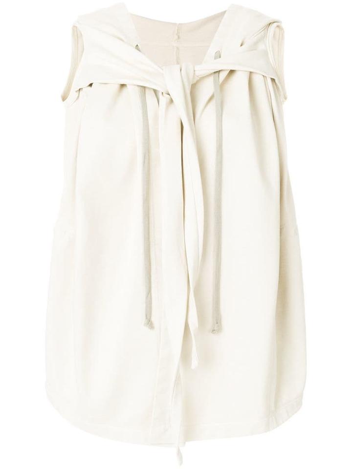 Rick Owens Drkshdw Tie Detail Waistcoat - Neutrals