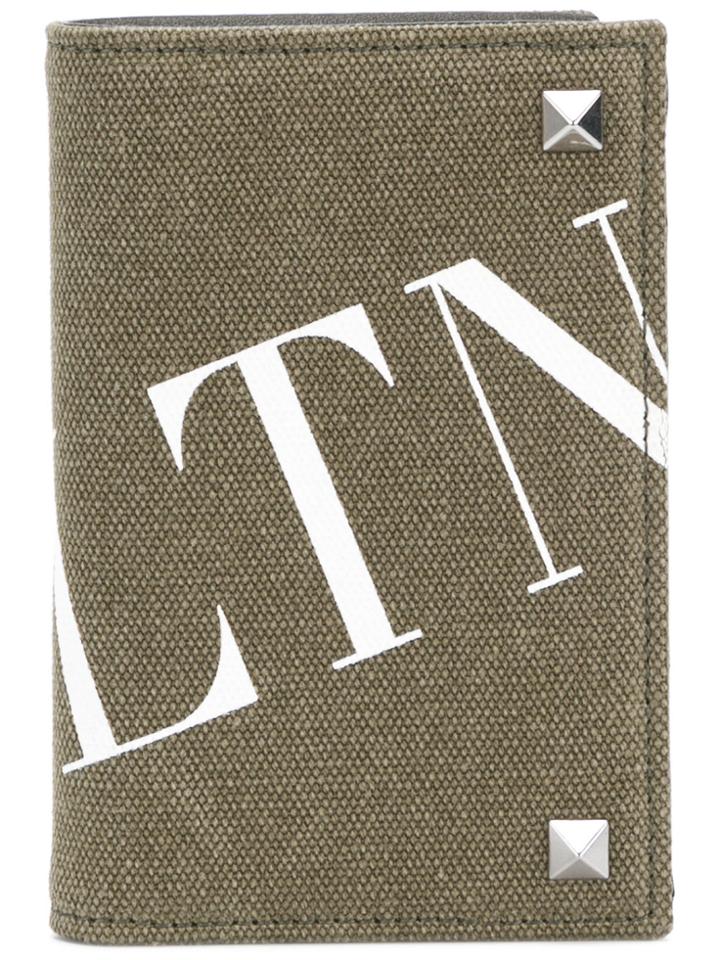Valentino Valentino Garavani Vltn Vertical Wallet - Green