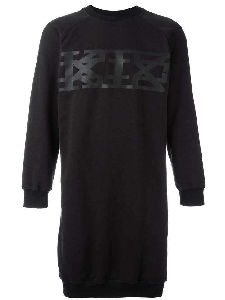 Ktz Long Big Logo Sweatshirt, Adult Unisex, Size: Large, Black, Cotton