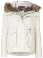 Woolrich Fur-trim Zipped Jacket - Nude & Neutrals