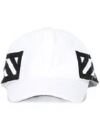 Off-white Diagonal Side Print Cap, Men's, White, Cotton