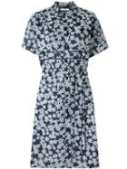 Julien David Calico Print Shirt Dress