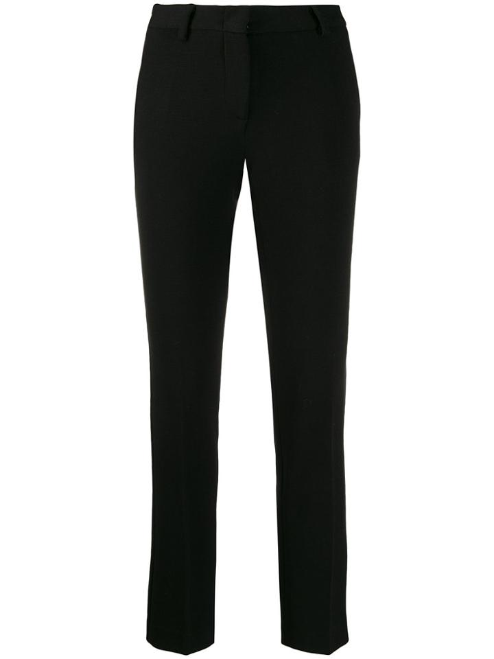 L'autre Chose Slim Fit Trousers - Black