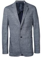 Cerruti 1881 Two Button Blazer, Men's, Size: 50, Blue, Cotton/linen/flax/polyamide