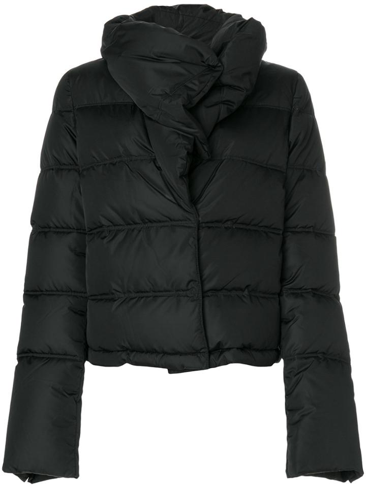 Givenchy High Collar Puffer Jacket - Black