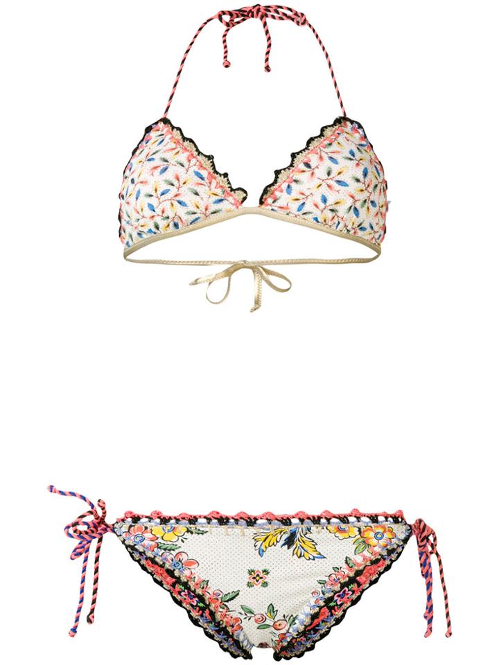 Anjuna Olivia Reversible Floral Bikini - Nude & Neutrals