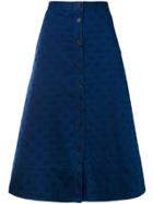 Diesel Black Gold Quilted A-line Skirt