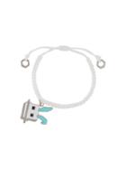 Mcq Alexander Mcqueen 'electro Bunny' Friendship Bracelet, Women's, White