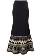 Jean Paul Gaultier Vintage 'les Existentialistes' Knit Skirt