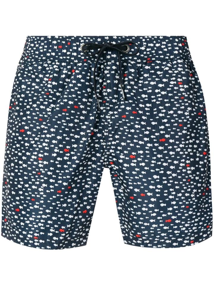 Rrd Printed Swim Shorts - Blue