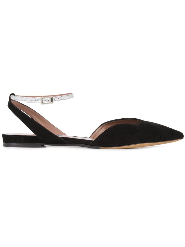 Tabitha Simmons Slingback Ballerinas - Black